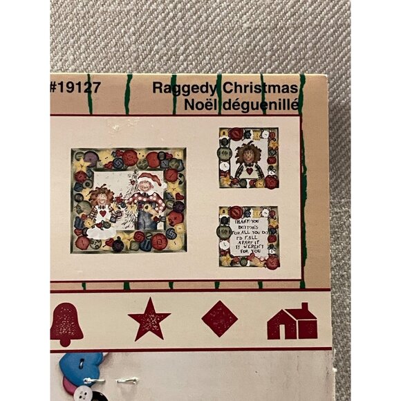 Vintage 1996 Daisy Kingdom No-Sew Fabric Applique Country Cut-Outs Raggedy Chris - Picture 2 of 11